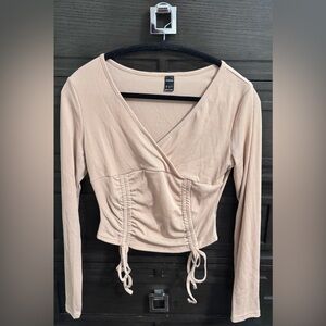 Nude Long Sleeve Top